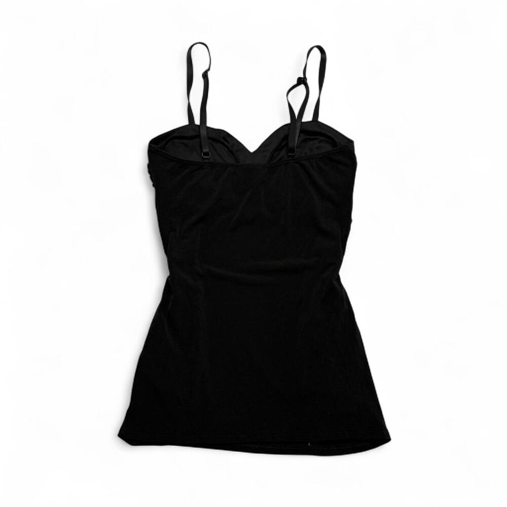 Y2K Fitted Black Snatching Going out full length tank top size small - Picture 3 of 7